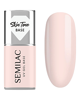 Semilac Baza do lakierów hybrydowych Skin Tone Cover Base, Rose Beige