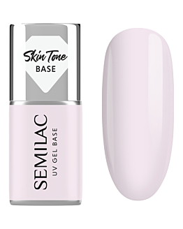 Semilac Baza do lakierów hybrydowych Skin Tone Cover Base, Natural Pink