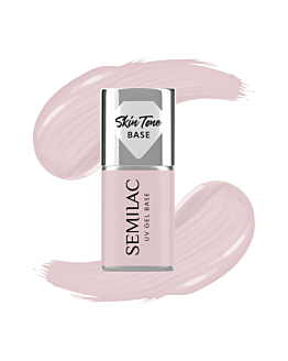 Semilac Base per smalti ibridi Skin Tone Cover Base, Ecru