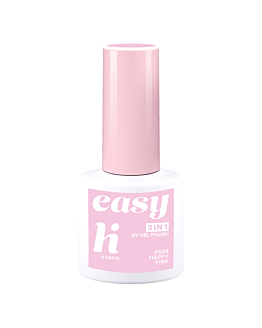 Hi Hybrid Smalto semipermanente Easy 3 in 1, 604 Happy Pink