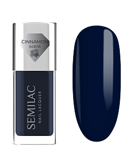 Semilac Smalto classico Nail Lacquer, 113 Blue Ink