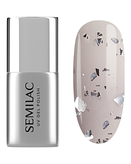 Semilac Top Coat per smalti ibridi No Wipe Frozen