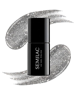 SEMILAC Lakier hybrydowy UV Hybrid, 951 Silver Magnetic 