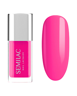 Semilac Smalto Classico Nail Lacquer, 119 Neon Pink