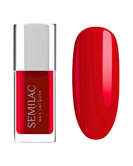 Semilac Smalto classico Nail Lacquer, 120 Neon Red