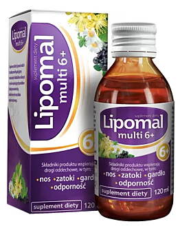 Lipomal Multi 6+, Płyn 120 ml