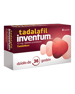 Tadalafil Inventum 10 mg Tabletki, 4 szt.