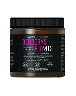 Avet Premium Berberys Fit Mix, Suplement diety wspomagający odchudzanie, Proszek