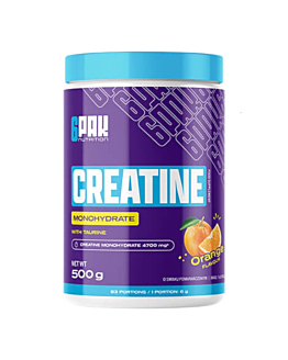 6PAK Creatine Monohydrate Jar Orange, proszek 500g