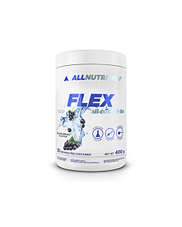Allnutrition Flex All Complete, Preparat z kolagenem na wzmocnienie stawów, Smak czarnej porzeczki, Proszek