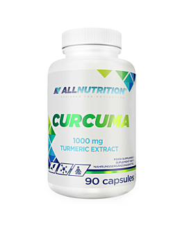 Allnutrition Curcuma, Ekstrakt z ostryżu długiego, Kapsułki