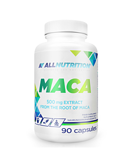 Allnutrition Maca 500 mg, Suplement diety zawierający ekstrakt z korzenia pieprzycy peruwiańskiej, Kapsułki