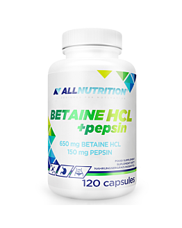 Allnutrition Betaine HCL + Pepsin, Kapsułki