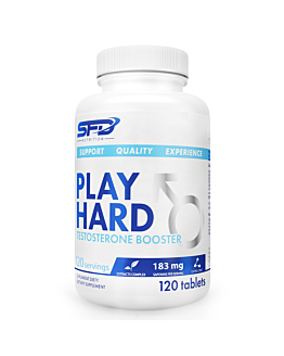 SFD Play Hard Testosterone Booster, Suplement diety przeznaczony dla aktywnych fizycznie mężczyzn, Tabletki