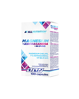 Allnutrition Magnesium + Ashwagandha + B6 (P-5-P), Kapsułki