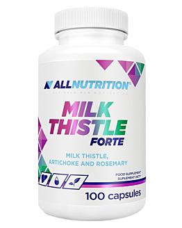 Allnutrition Milk Thistle Forte, Suplement diety wspierający trawienie, Kapsułki