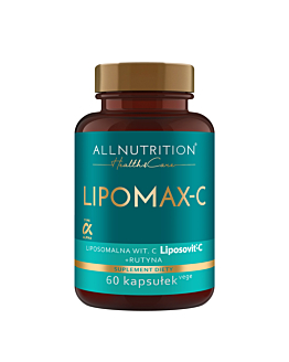 Allnutrition Health & Care Lipomax-C,  Liposomalna wit. C + rutyna, kapsułki