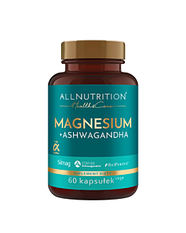 Allnutrition Health & Care Magnesium + Ashwagandha, kapsułki