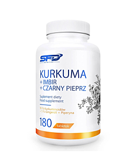 SFD Kurkuma + Imbir + Czarny Pieprz 180 tabletek 