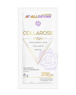 Allnutrition Alldeynn CollaRose Fish Raspberry Wild Strawberry Kolagen Proszek, 6 g