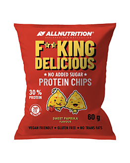 Allnutrition Fitking Delicious Proteinowe Chipsy słodka papryka 