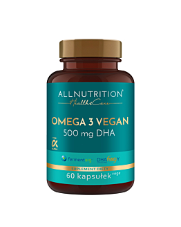 Allnutrition Health & Care Omega 3 Vegan 500 mg DHA, kapsułki