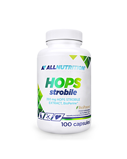 Allnutrition Hops Strobile, ekstrakt z szyszek chmielu, kapsułki