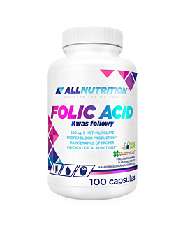 Allnutrition Folic Acid Kwas Foliowy Vege Kapsułki