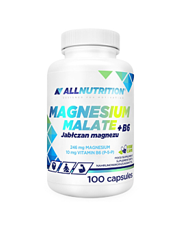 Allnutrition Mgnesium Malate + B6 Jabłczan magnezu, kapsułki
