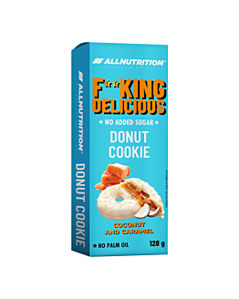 Allnutrition Fitking Delicious Donut Cookie - Ciastka kokos i karmel