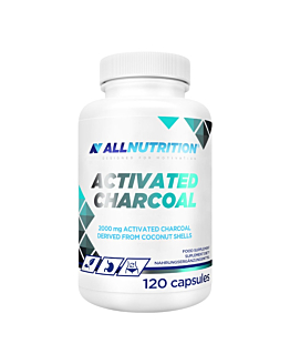Allnutrition Activated Charcoal, Preparat na Dolegliwości Ukł. Trawiennego, Kapsułki