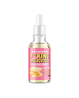 Allnutrition Fitking Delicious Flavor Drops - white chocolate Syrop biała czekolada