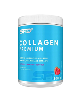 SFD Collagen Premium Raspberry-Strawberry Proszek do rozpuszczania, 800 g