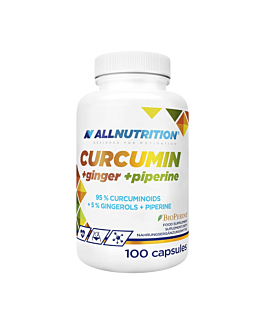 Allnutrition Curcumin+Ginger+Piperine Kapsułki, 100 szt.