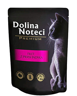 Dolina Noteci Mokra Karma Dla Kota Filet z Piersi Indyka Saszetka