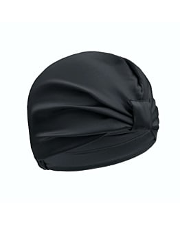 Cat&Cat Turbante in Seta per Capelli Nero