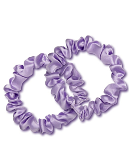 Cat & Cat Komplet dwóch jedwabnych Gumek do włosów, Lilac