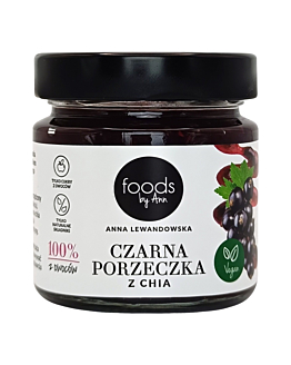 Foods by Ann Dżem Czarna Porzeczka z chia