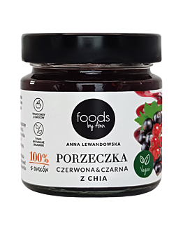 Foods by Ann Dżem Porzeczka czerwona i czarna z chia