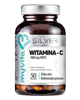 MyVita Silver Witamina C 1000 mg Forte Kapsułki 50 Kapsułek