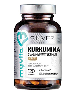 MyVita Silver Kurkumina + Piperyna Kapsułki 120 Kapusłek