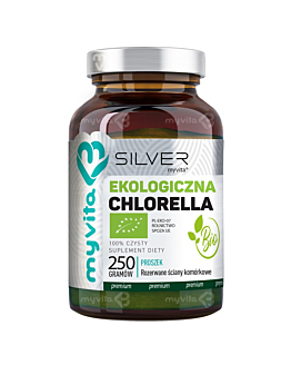 Chlorella Bio Proszek Silver Pure 100% 250 g