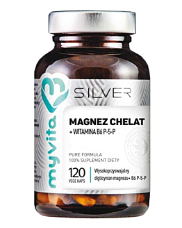 MyVita Chelat Magnezu + Witamina B6 120 Kapsułek