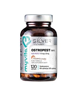MyVita Ostropest 175 mg + 20 mg Sylibiny 120 Kapsułek 