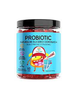 MyVita Probiotic Dzieci i Dorośli Naturalne Żelki 60 sztuk