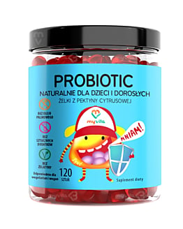 MyVita Probiotic Dzieci i Dorośli Naturalne Żelki 120 sztuki