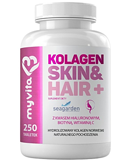 MyVita Kolagen Skin & Hair+, 250 tabl.