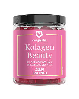 MyVita Kolagen Beauty Żelki naturalne, 120 szt.