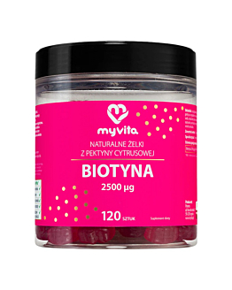 MyVita Biotyna Żelki naturalne,120 szt.