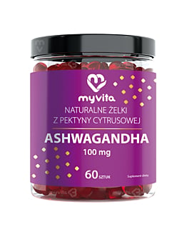 MyVita Ashwagandha Żelki naturalne, 60 szt.